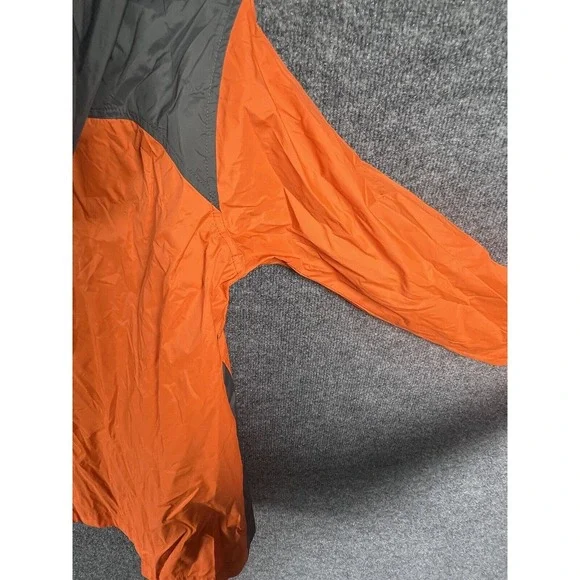 Columbia Sportswear Youth Unisex Sz L Lightweight Jacket Zip Windbreaker Orange
